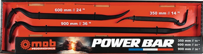 PEDDINGHAUS Nageleisen-Set Gesamtlänge 350 / 600 / 900 mm