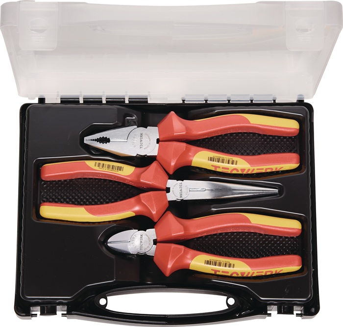 TECWERK Zangen-Satz Inhalt 3-teilig VDE