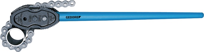 GEDORE Kettenrohrzange Gesamtlänge 1090 mm Spannweite 33-168 mm