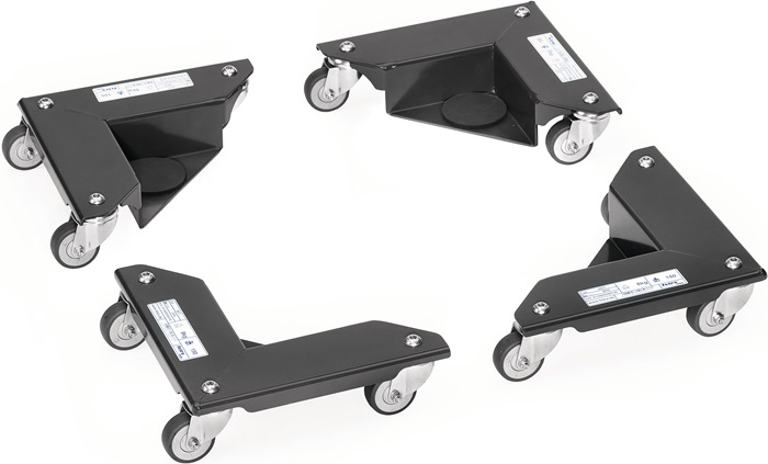 FETRA Transportroller Tragfähigkeit 150 kg TPE-Bereifung