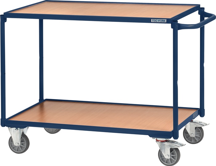 TECWERK Tischwagen 2 Ladeflächen L850xB500mm