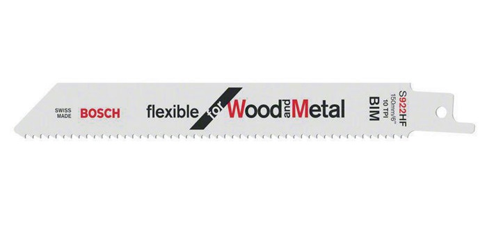 BOSCH Säbelsägeblatt Länge 150 mm Breite 19 mm
