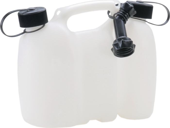 HÜNERSDORFF Kraftstoffdoppelkanister PROFI 3+1,5l natur HDPE L308xB145xH254mm HÜNERSDORFF