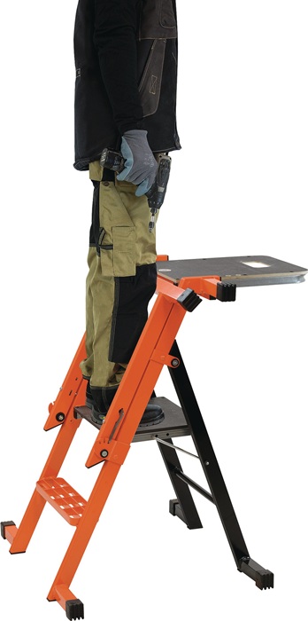 MONDELIN Trittleiter MULTI-X Stufen 2 Plattform-H.470mm MONDELIN