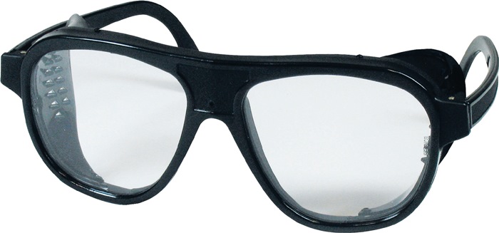 SCHMERLER Schutzbrille EN 166 Bügel schwarz,Scheibe klar Nylon,Ku.