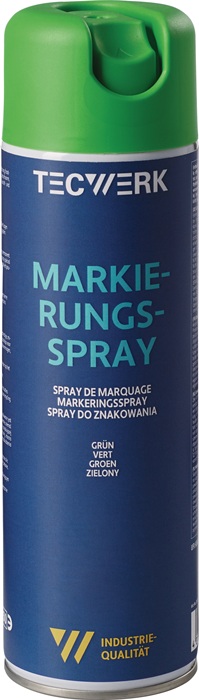 TECWERK Markierungsspray grün 500ml Spraydose TECWERK - Vorteilspack