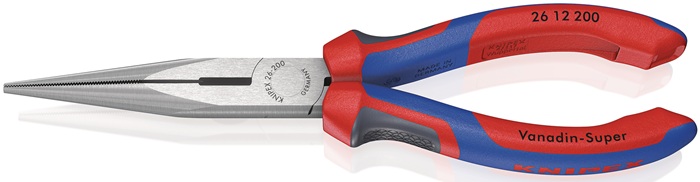 KNIPEX Flachrundzange Länge 200 mm poliert