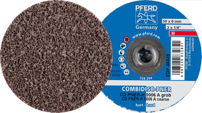 PFERD TOOLS Vliesronde CD PNER-W 5006 A G D.50mm K.G (grob) B.6mm H (hart) 19100min-¹ PFERD - Vorteilspack