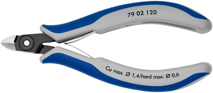 KNIPEX Präzisions-Elektronik-Seitenschn.L.120mm Form 0 Facette ja,sehr kl.pol.KNIPEX