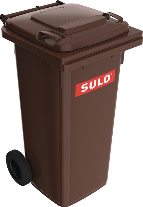 SULO Müllgroßbehälter 120 l HDPE braun - Vorteilspack