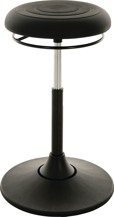 LOTZ Drehhocker Kunststoff-Tellerfuß PU-Schaum schwarz Sitz-H.510-700mm LOTZ