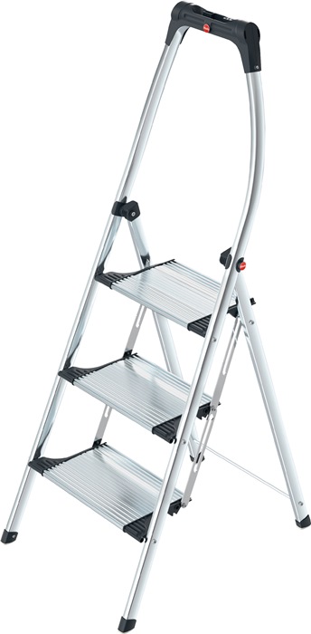 HAILO Klapptritt K100 Stufen 3 Plattform-H.730mm Alu.m.Anti-Rutsch-Riffelung HAILO