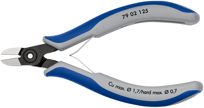 KNIPEX Präzisions-Elektronik-Seitenschn.L.125mm Form 0 Facette ja,sehr kl.pol.KNIPEX