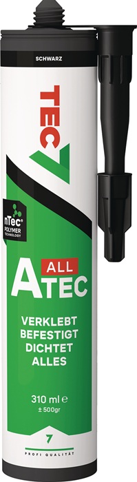 TEC7 Kleb- und Dichtstoff schwarz - Vorteilspack