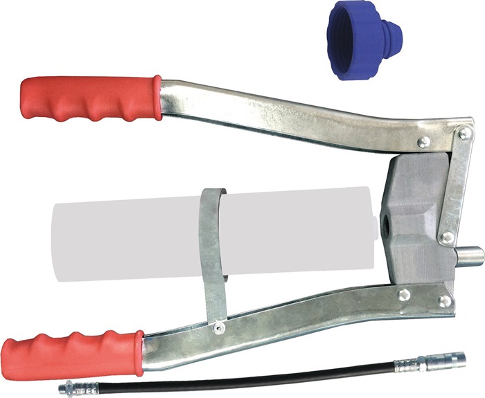 SAMOA HALLBAUER Zweihandfettpresse für für 400/500 g Schraubkartuschen