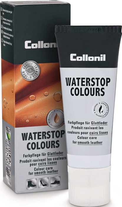 COLLONIL Pflegecreme Waterstop starke Deckkraft schwarz 75ml Tube - Vorteilspack
