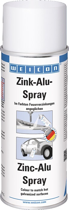 WEICON Zinkaluspray alufarben 400 ml Spraydose WEICON - Vorteilspack
