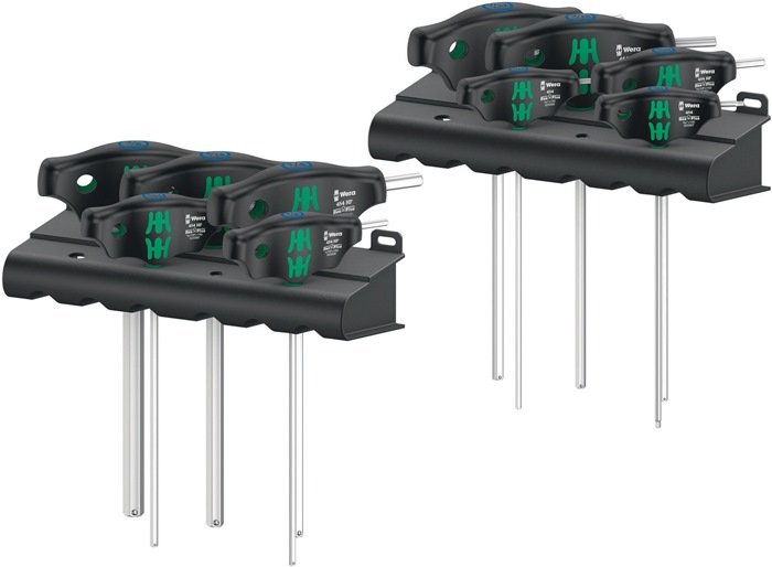WERA Sechskantschraubendrehersatz 454/10 HF Set Imperial 1 10teilig Quergriff Wera