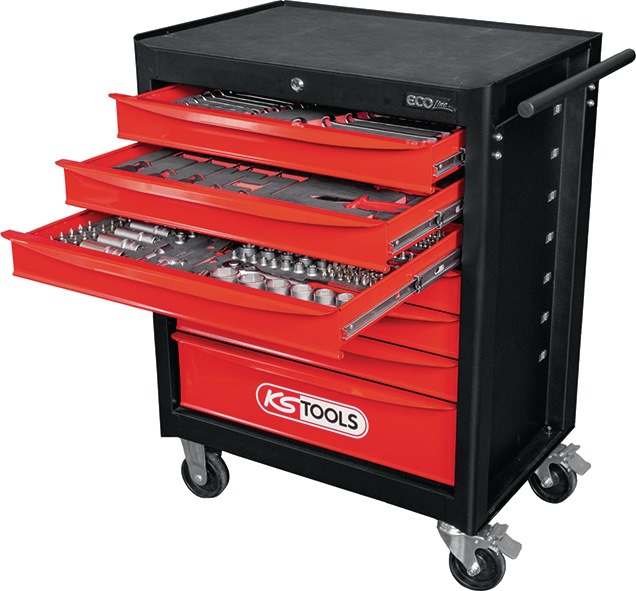 KS TOOLS Werkzeugwagen B748xT459xH1014mm