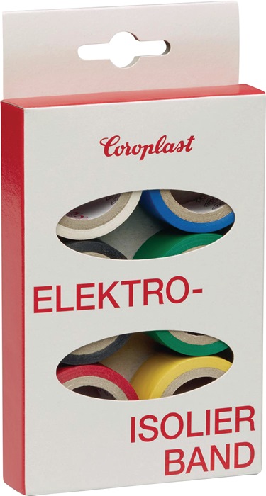 COROPLAST Elektroisolierband-Set 6-teilig - Vorteilspack