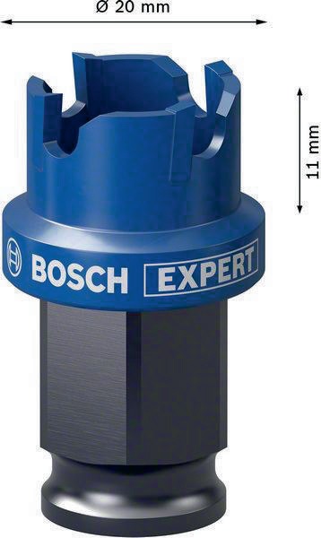 BOSCH Lochsäge EXPERT Sheet Metal D.20mm Schnitt-T.5mm Power Change Plus BOSCH