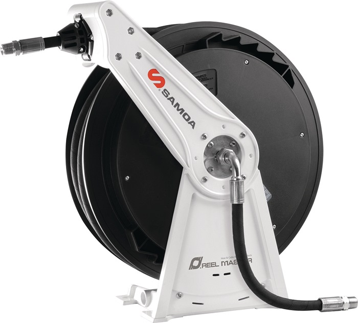 SAMOA HALLBAUER Schlauchaufroller für Frischöl, Frostschutz und Wasser