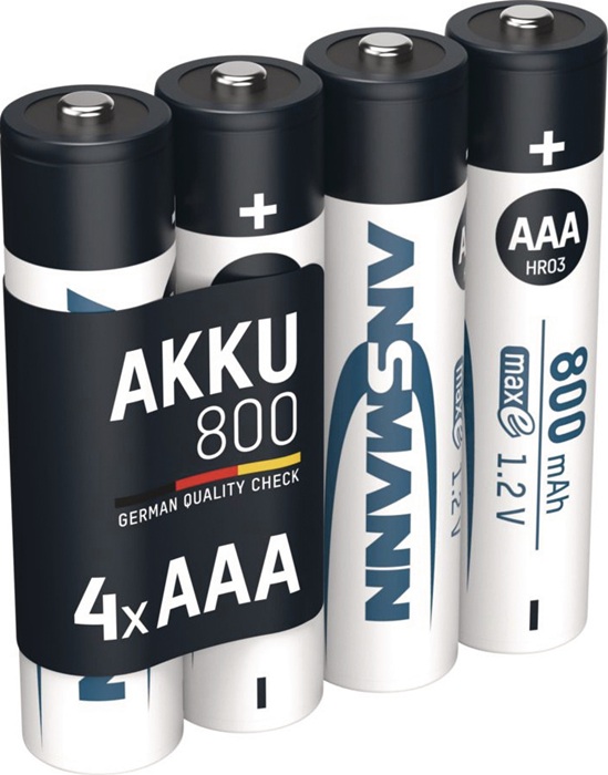 ANSMANN Akku-Zelle 1,2 V 800 mAh