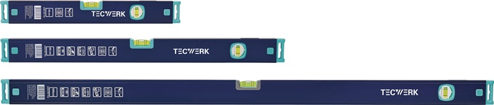 TECWERK Wasserwaagenset 3-tlg.TECWERK