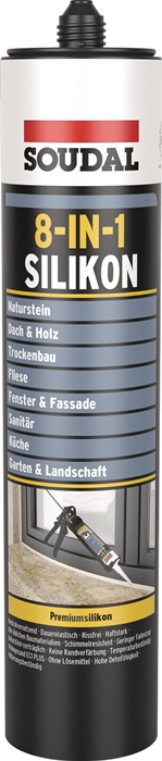 SOUDAL Silikondichtstoff anthrazit - Vorteilspack