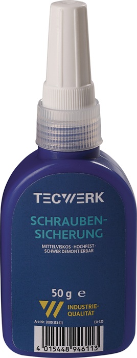 TECWERK Schraubensicherung 50 g - Vorteilspack