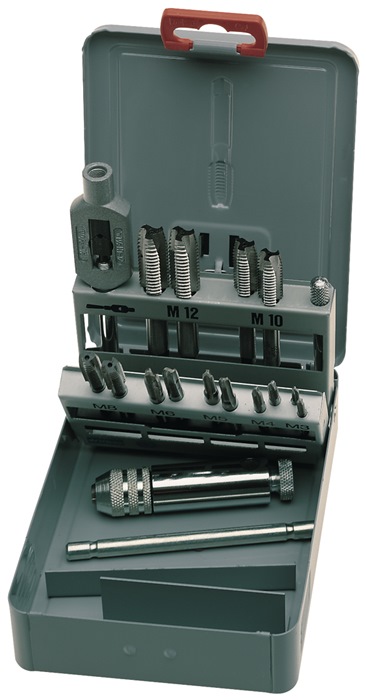 EXACT Handgewindebohrer-Satz DIN 352 M3-M12 HSS 16-tlg.EXACT