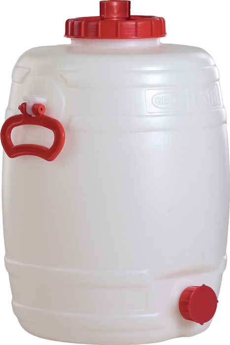 GRAF Fass 30 l PE weiß