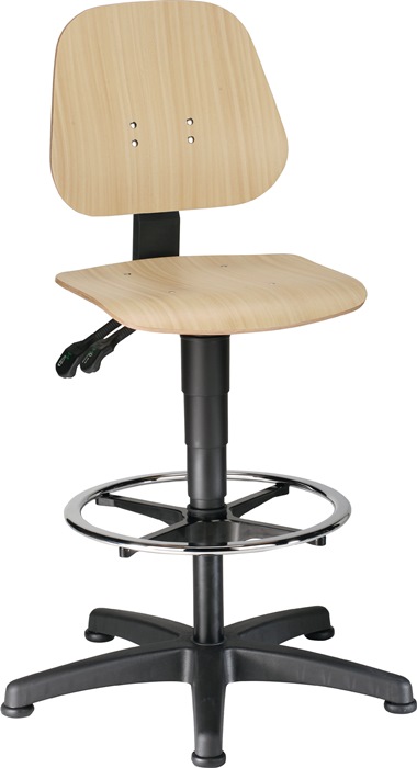 BIMOS Arbeitsdrehstuhl Bodengleiter + Fußring