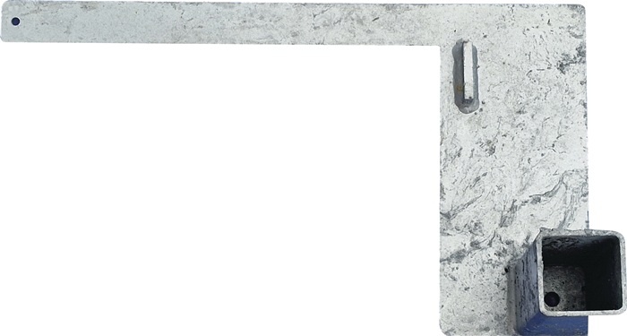 OXFORD Geländerhalterung B170xH120xL400mm Metall f.RoadPlate 23/05 OXFORD