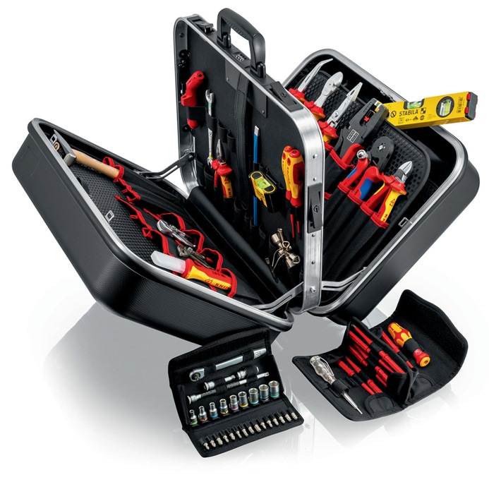 KNIPEX Werkzeugsortiment 63-teilig