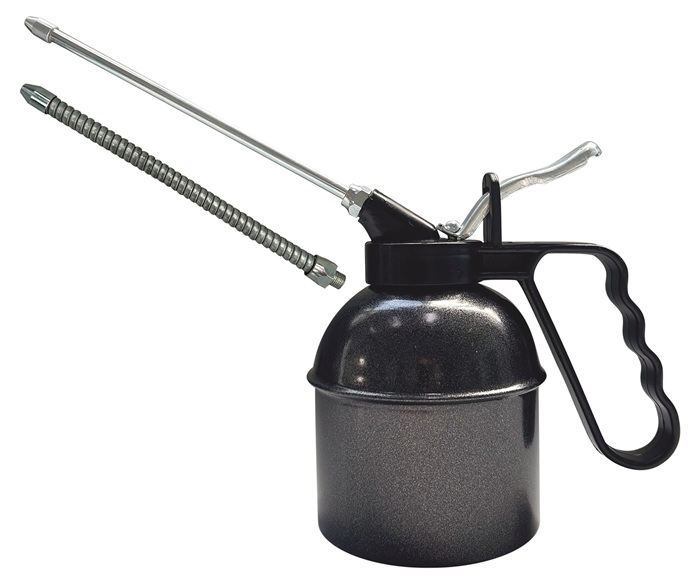 SAMOA HALLBAUER Spritzöler MSM 500 Metall 500ml anthrazit-grau Messingpumpe SAMOA HALLBAUER