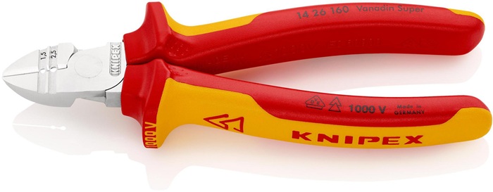 KNIPEX Abisolierseitenschneider Länge 160 mm