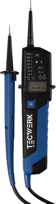 TECWERK Spannungs-/Durchgangsprüfer 6-1000 / 6-1500 V AC/DC