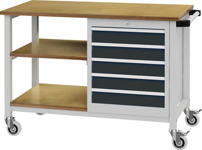 Werkbank B1200xT540xH880mm Buche Multiplex