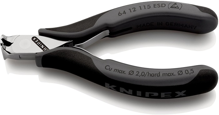 KNIPEX Elektronik-Vornschneider Länge 115 mm