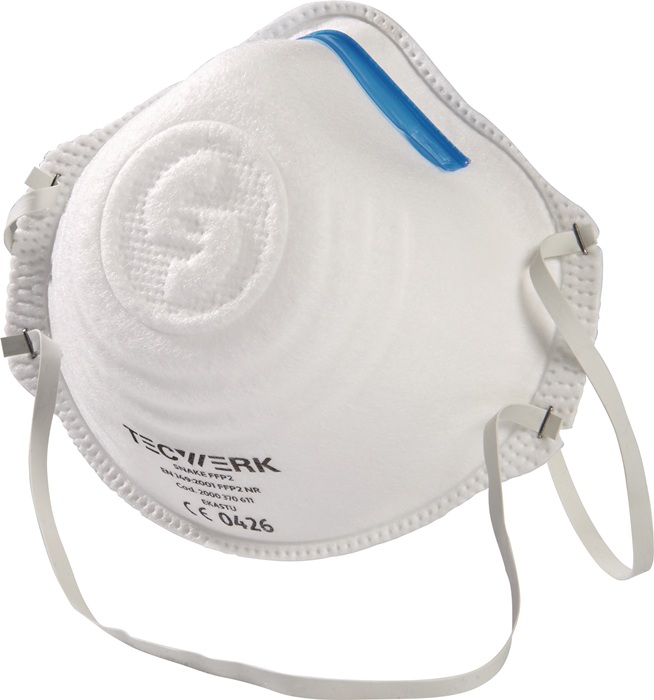 TECWERK Atemschutzmaske Snake FFP2 o.Ausatemventil TECWERK - Vorteilspack