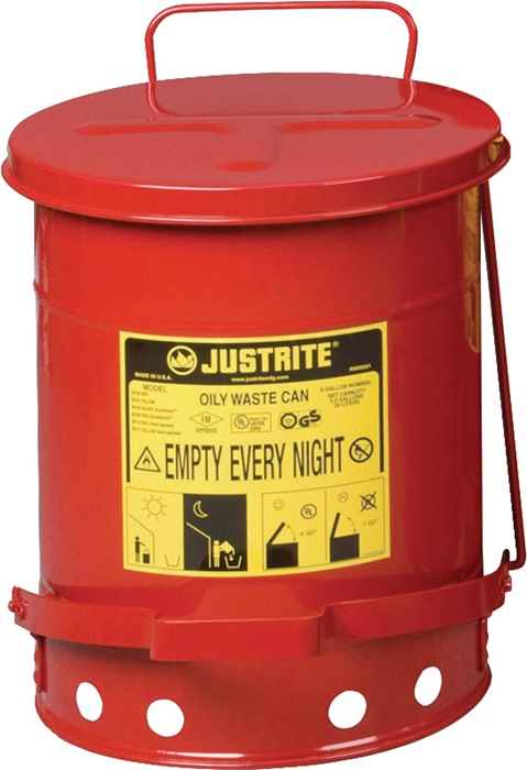 JUSTRITE Sicherheitssammelbehälter 20 l Stahlblech