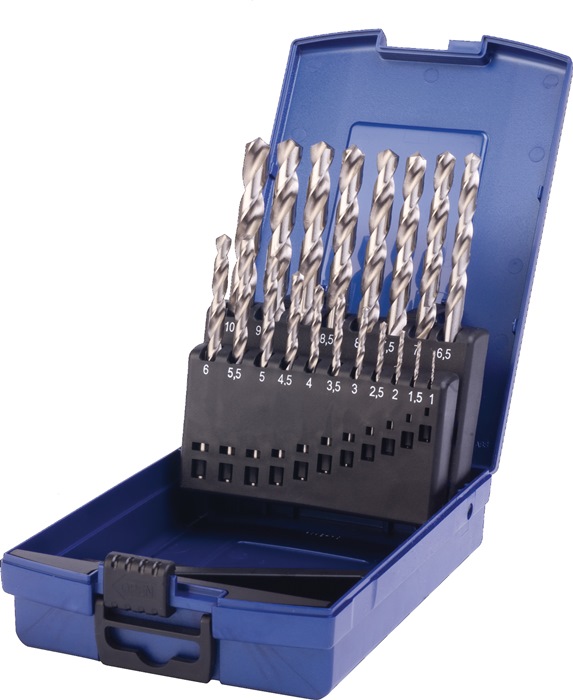 Spiralbohrer-Satz Nenn-Ø 1-10x0,5 mm