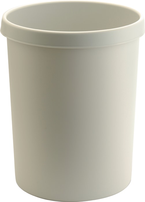 HELIT Papierkorb 45 l H480xØ390 mm mit Griffrand