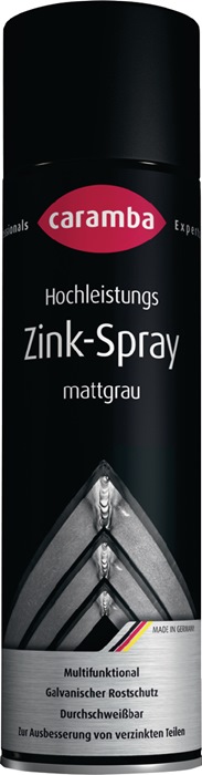 CARAMBA Zinkspray 500ml mattgrau Spraydose CARAMBA - Vorteilspack