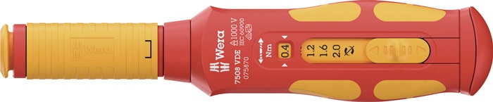 WERA Drehmomentschraubendreher 9 mm 0,4 - 2 Nm