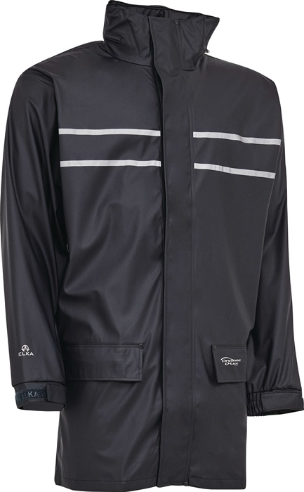 ELKA RAINWEAR Regenjacke DRY ZONE D-LUX Gr.M marine ELKA RAINWEAR