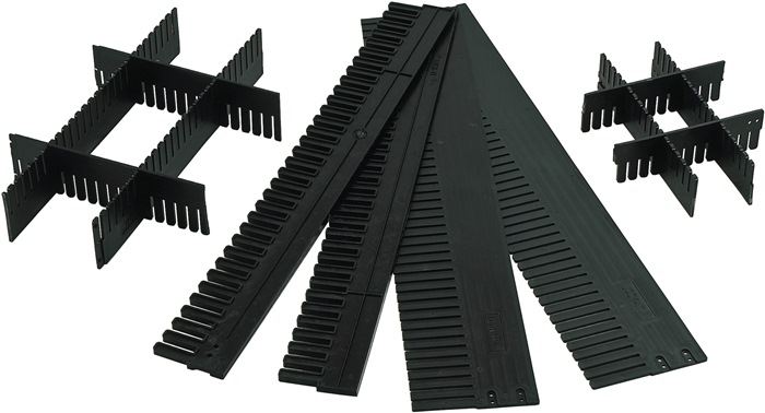 LA-KA-PE Unterteiler für Transportstapelbehälter Höhe 100 mm