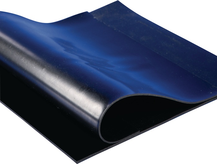 MÖLLER Gummiplatte B.1,20m L.10m D.2mm schwarz NR/SBR o.Gewebeeinlage Rl.MÖLLER - Vorteilspack