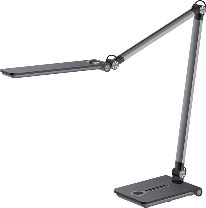 HANSA Schreibtischleuchte grau Höhe max. 760 mm